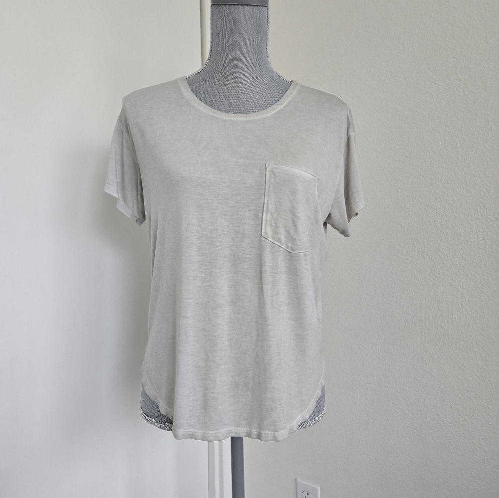 ATM Anthony Thomas Melillo Sun-bleached Oversized Crewneck T-shirt Tee Womens XS